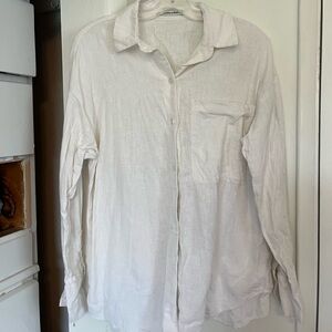 Oversized linen shirt